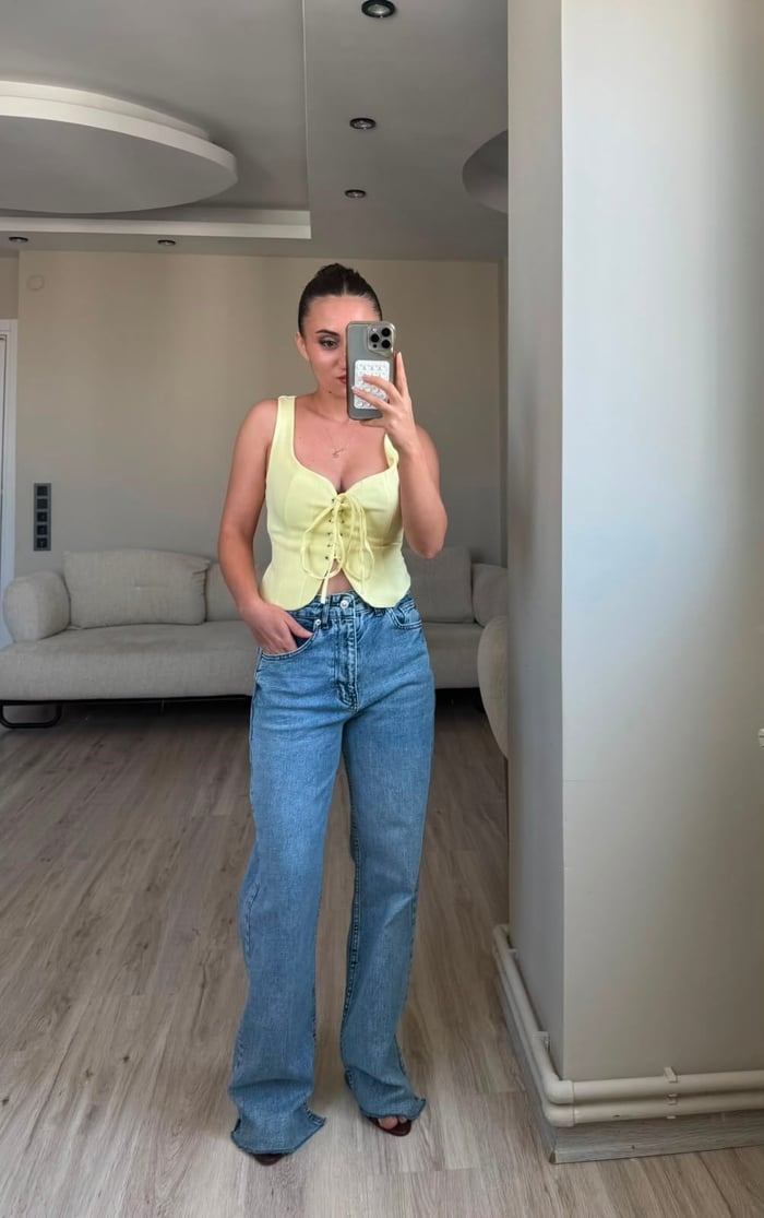 ZR MODEL STRAIGHT YÜKSEK BEL JEAN - 069