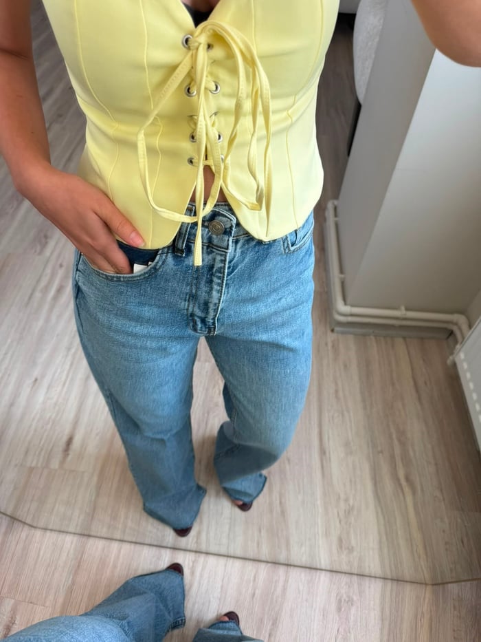 ZR MODEL STRAIGHT YÜKSEK BEL JEAN - 069