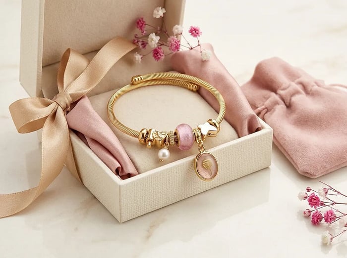Çelik Charm Bileklik