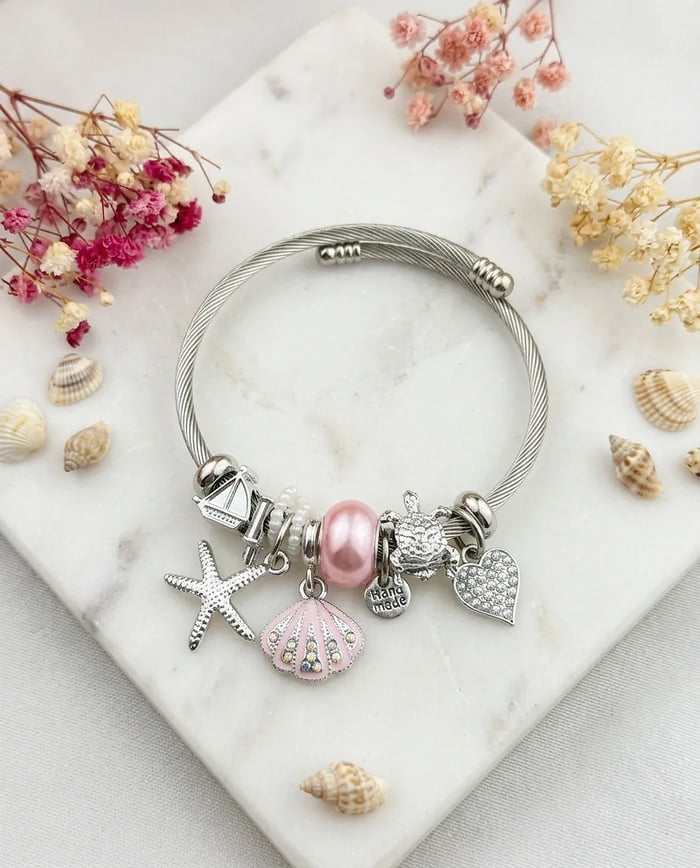 Çelik Charm Bileklik