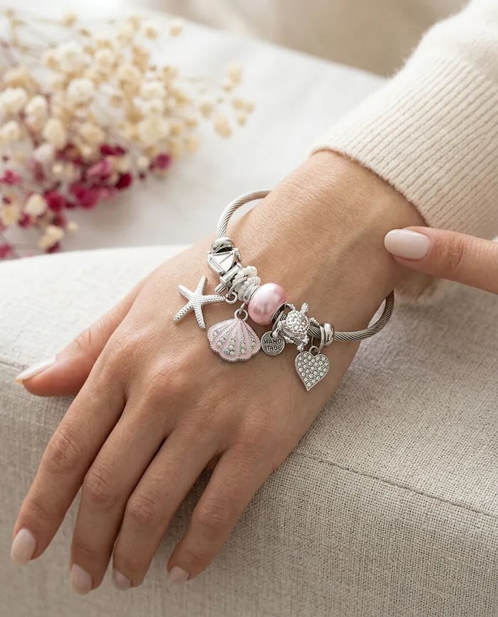 Çelik Charm Bileklik