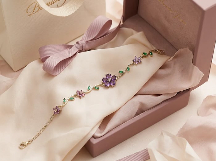 Çelik Fleur Bileklik