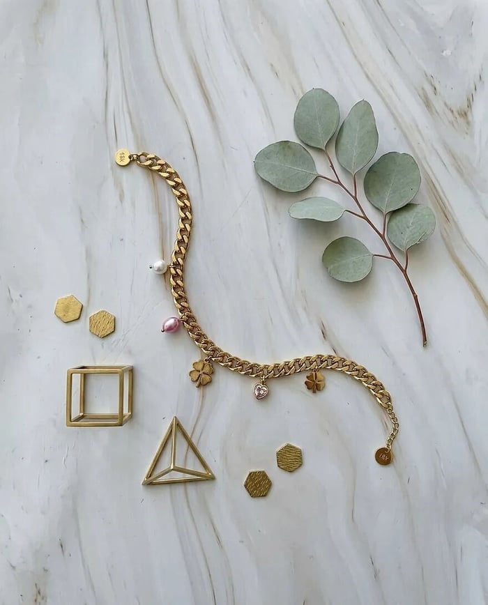 Çelik Mix Charm Bileklik