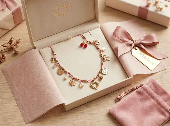 VIP Pink Charm Kolye