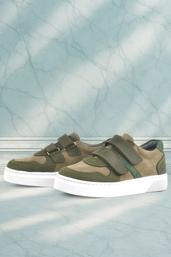 Rakerplus Hakiki Deri Haki Cırtlı Erkek Çocuk Sneaker