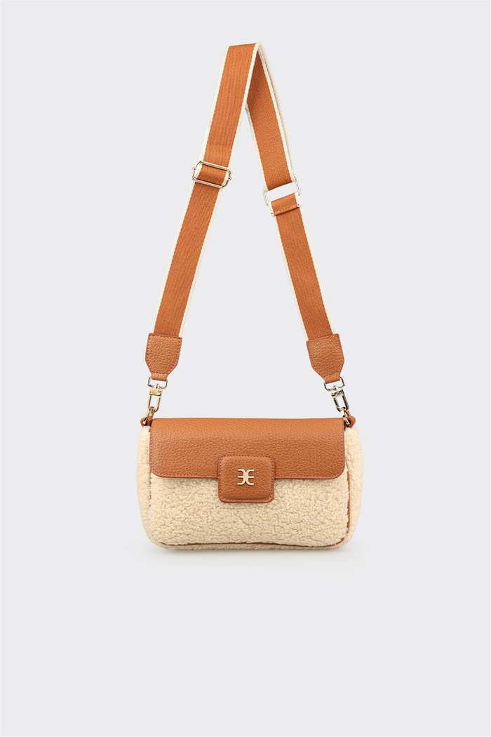 Bej Kadın Küçük Çapraz Çanta