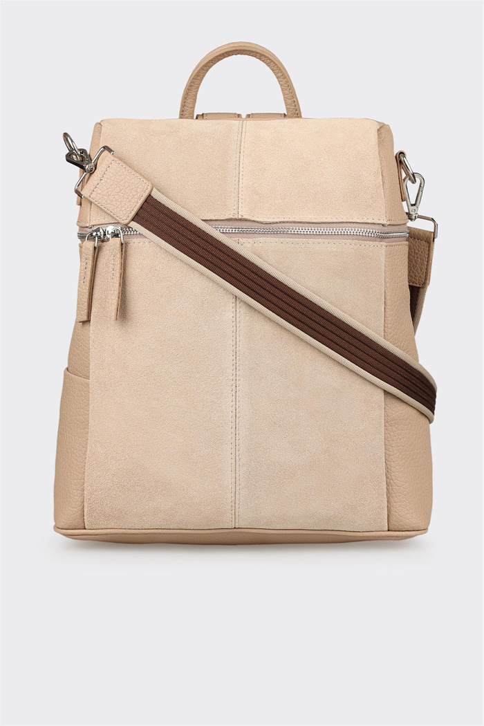 Bej Kadın Sırt Çantası