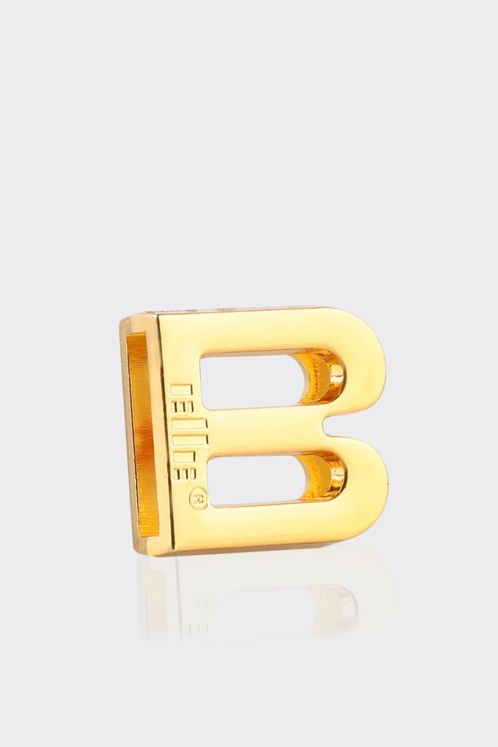 B Harfi Gold Çanta Charm