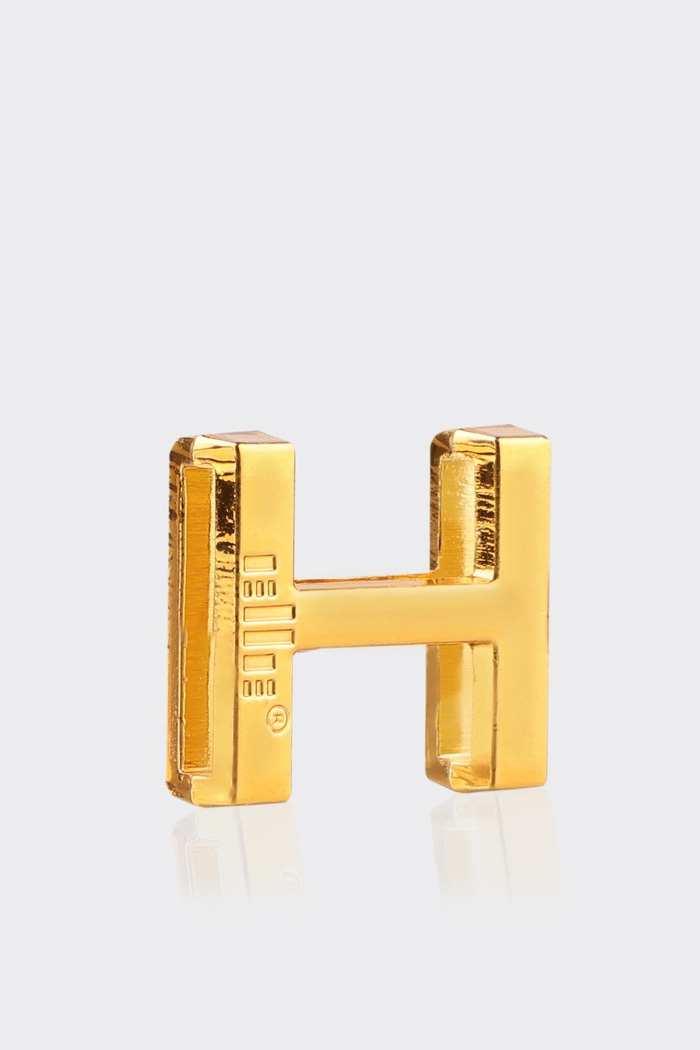 H Harfi Gold Çanta Charm