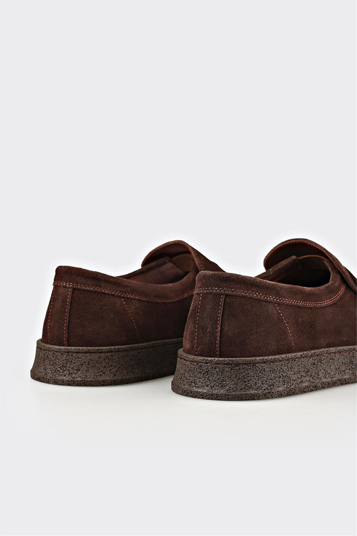 Kahve Deri Erkek Günlük Ayakkabı