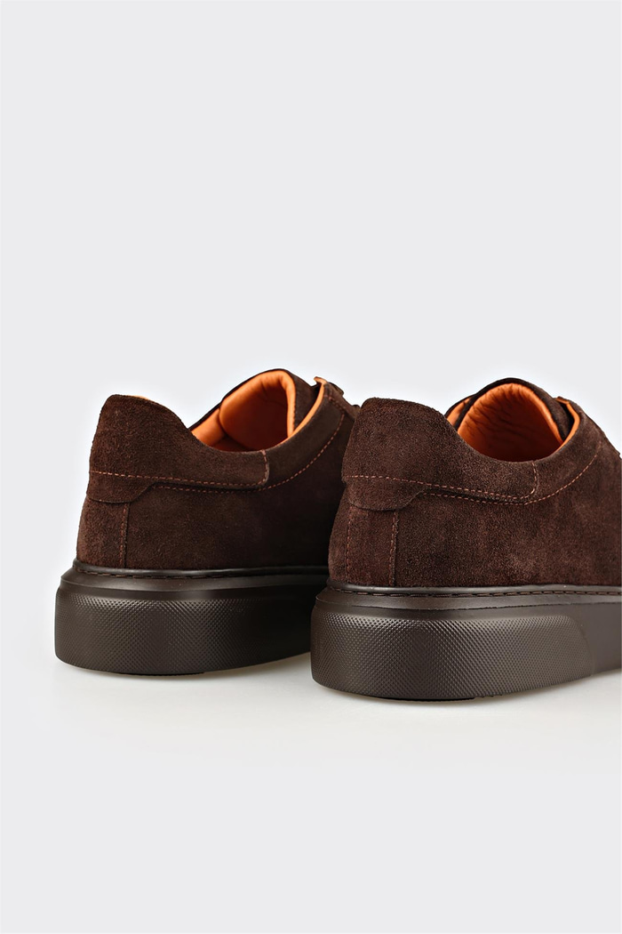 Kahve Deri Erkek Günlük Ayakkabı