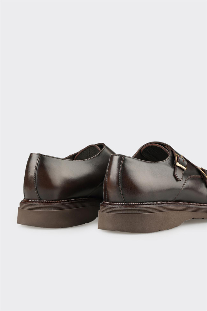 Kahve Deri Erkek Günlük Ayakkabı