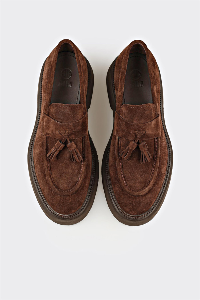 Kahve Deri Erkek Günlük Ayakkabı