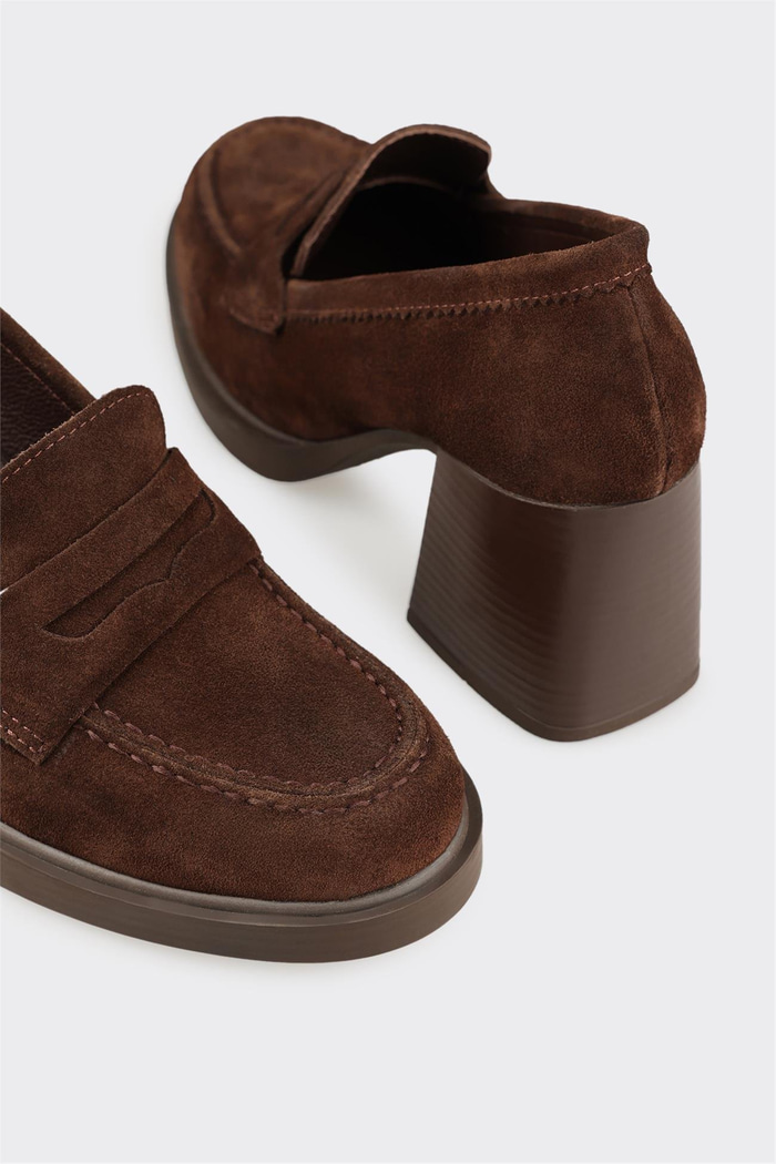 Kahve Deri Kadın Ayakkabı