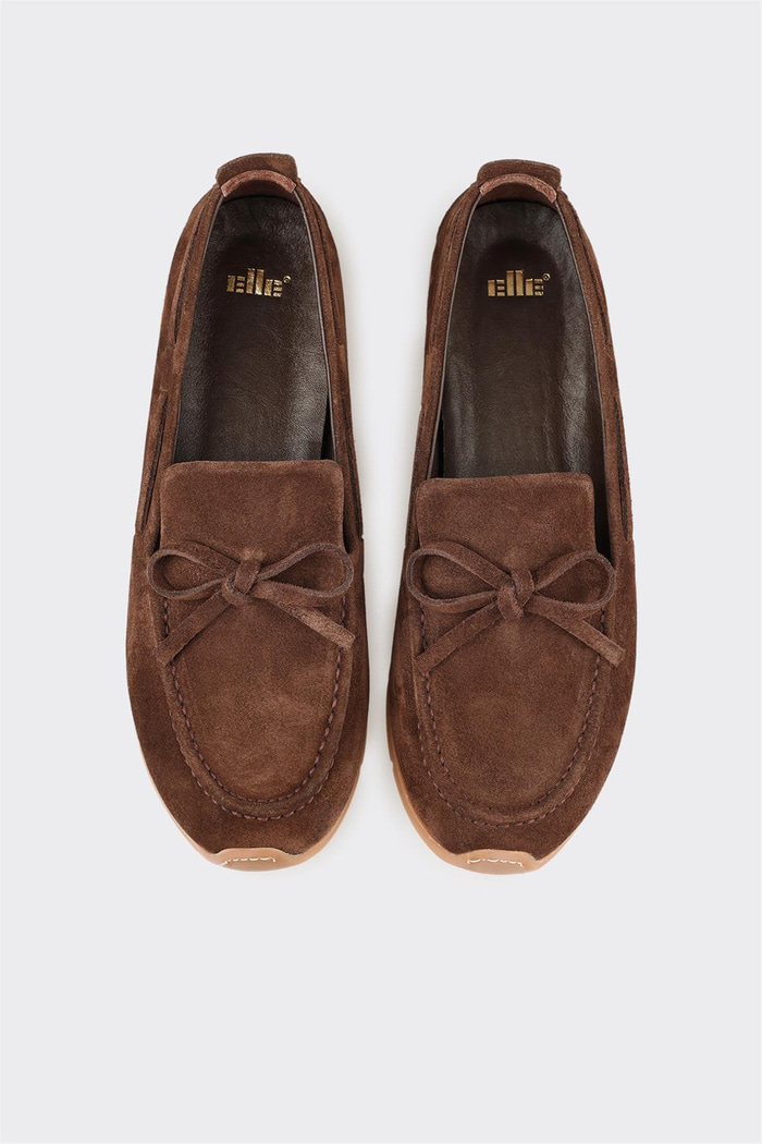 Kahve Deri Kadın Günlük Ayakkabı