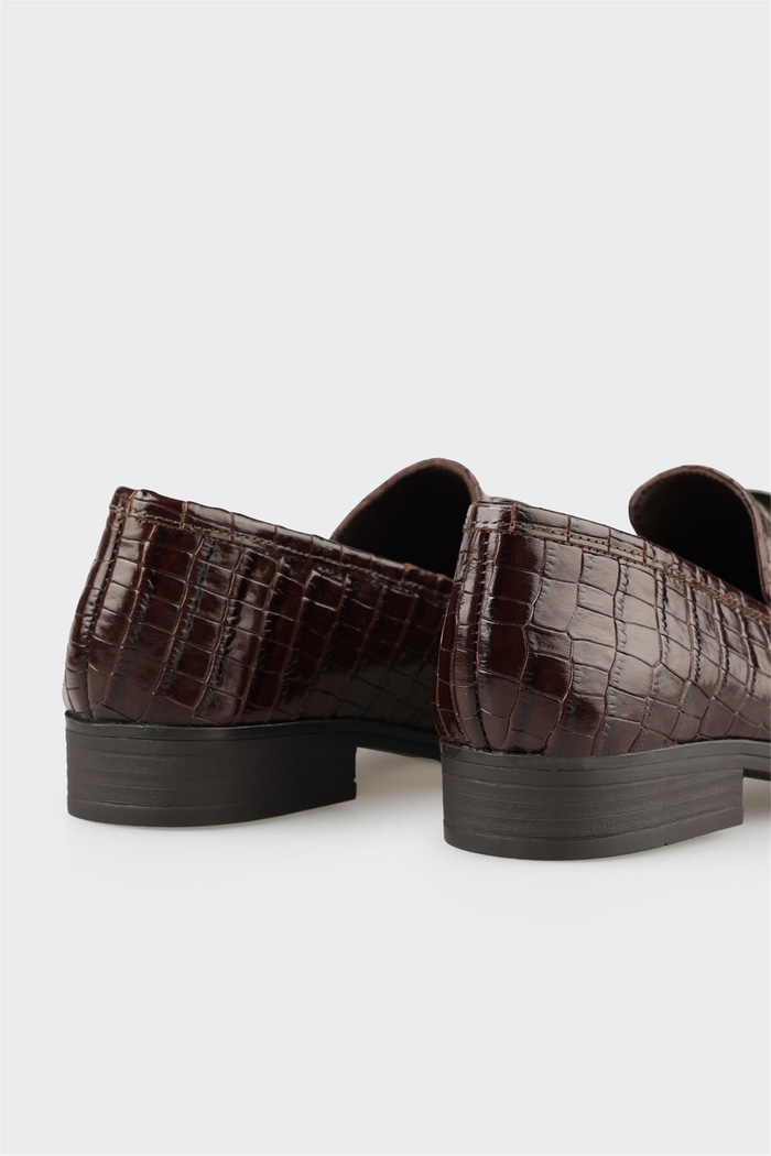 Kahve Deri Kadın Günlük Ayakkabı