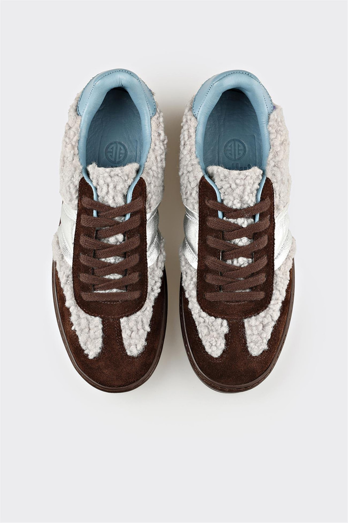 Kahve Deri Kadın Spor Ayakkabı