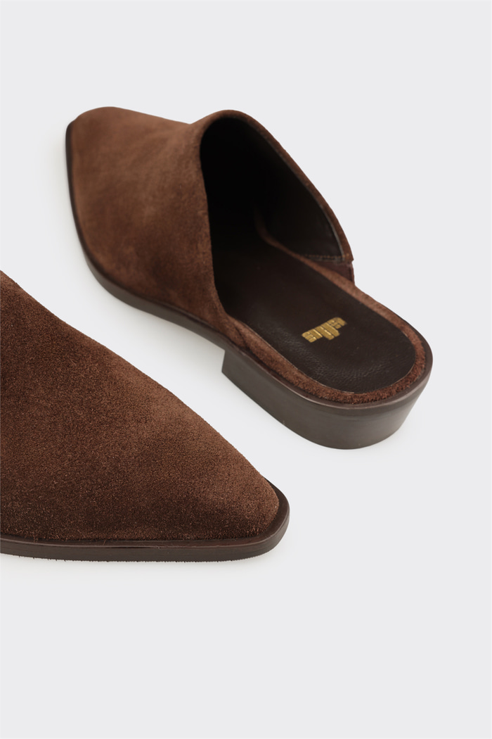 Kahve Deri Kadın Terlik