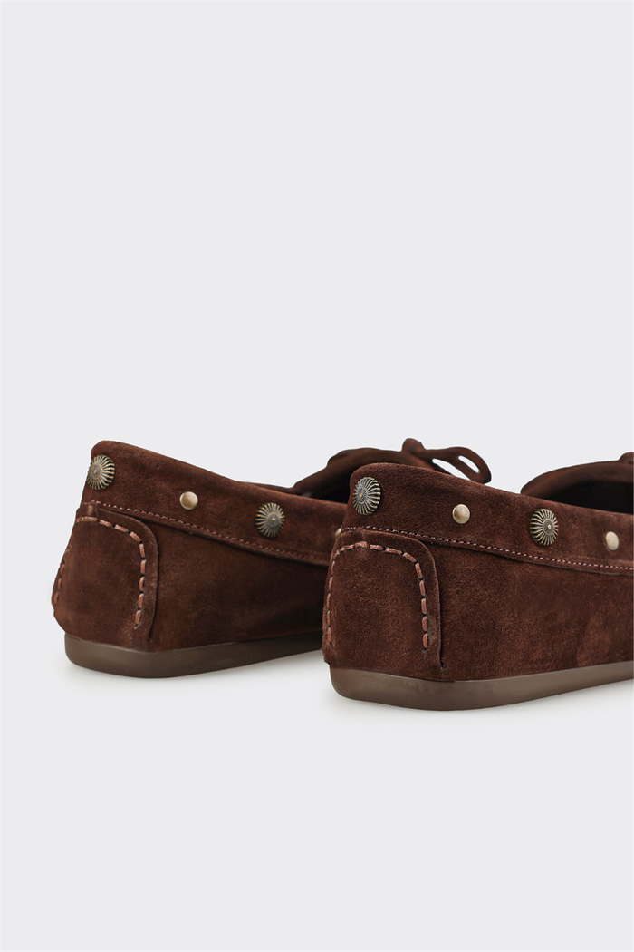 Kahve Deri Kadın Günlük Loafer