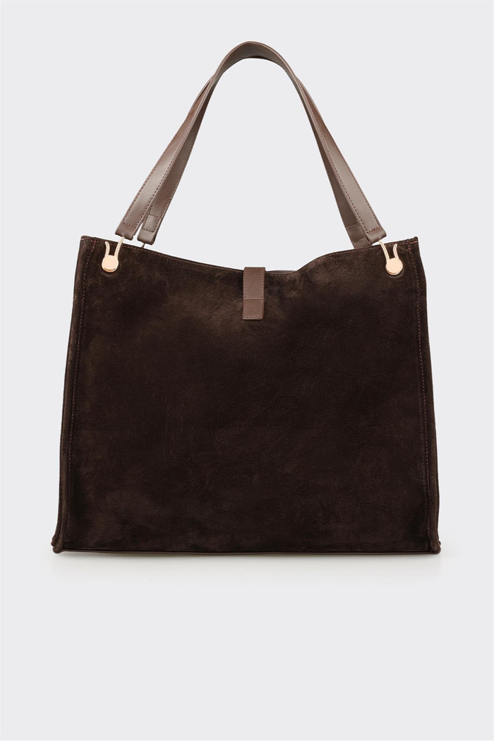 Kahve Kadın Büyük Omuz Çantası