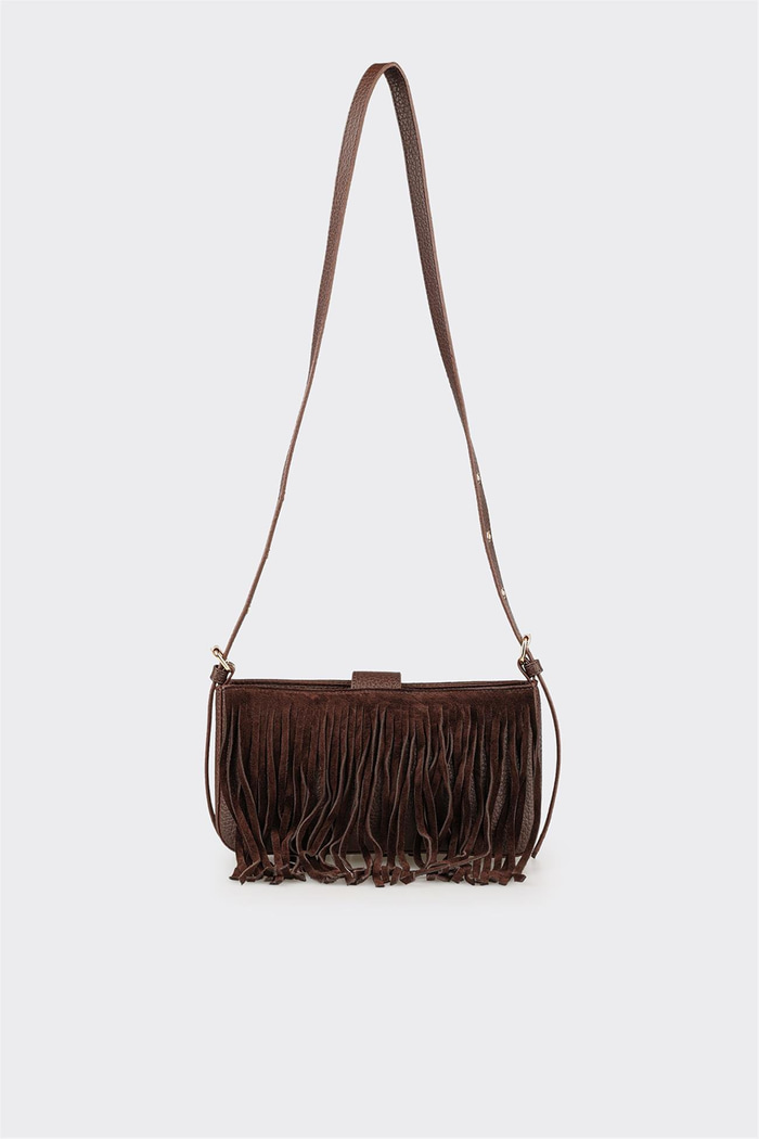 Kahve Kadın Küçük Çapraz Çanta