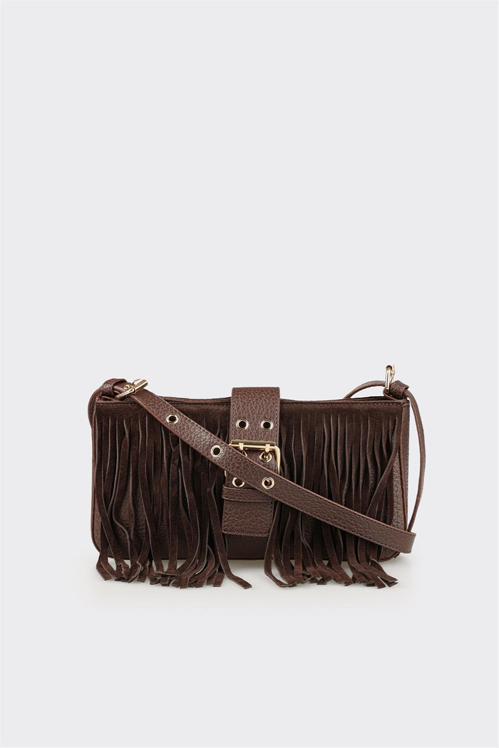 Kahve Kadın Küçük Çapraz Çanta