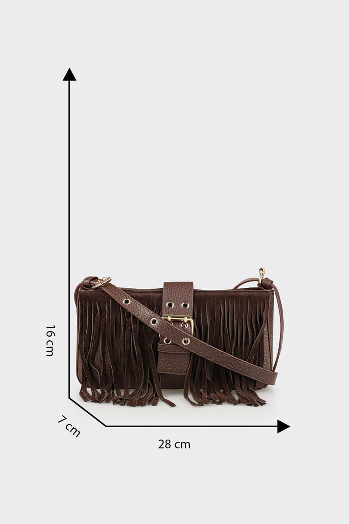 Kahve Kadın Küçük Çapraz Çanta