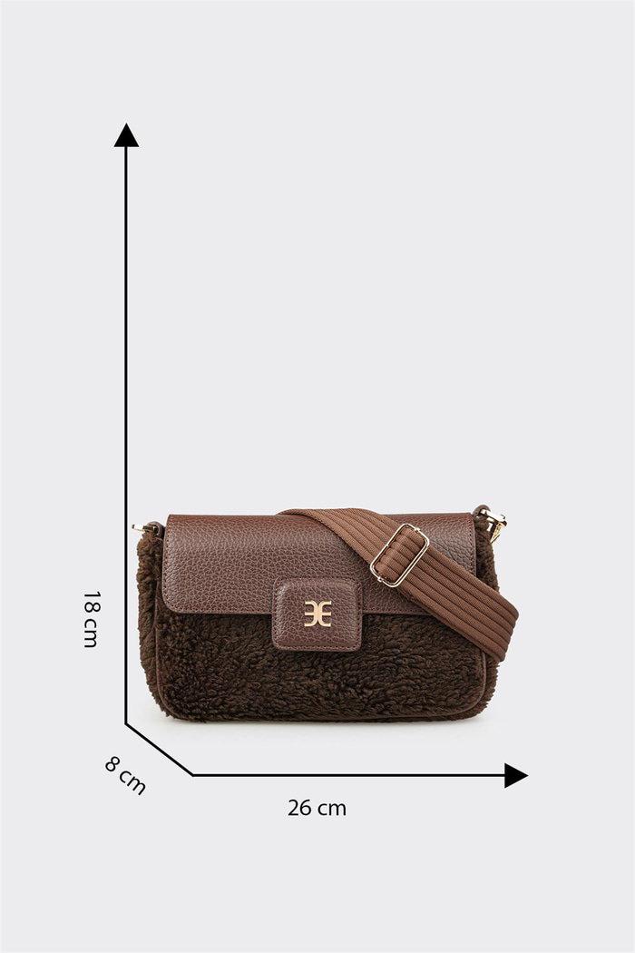 Kahve Kadın Küçük Çapraz Çanta