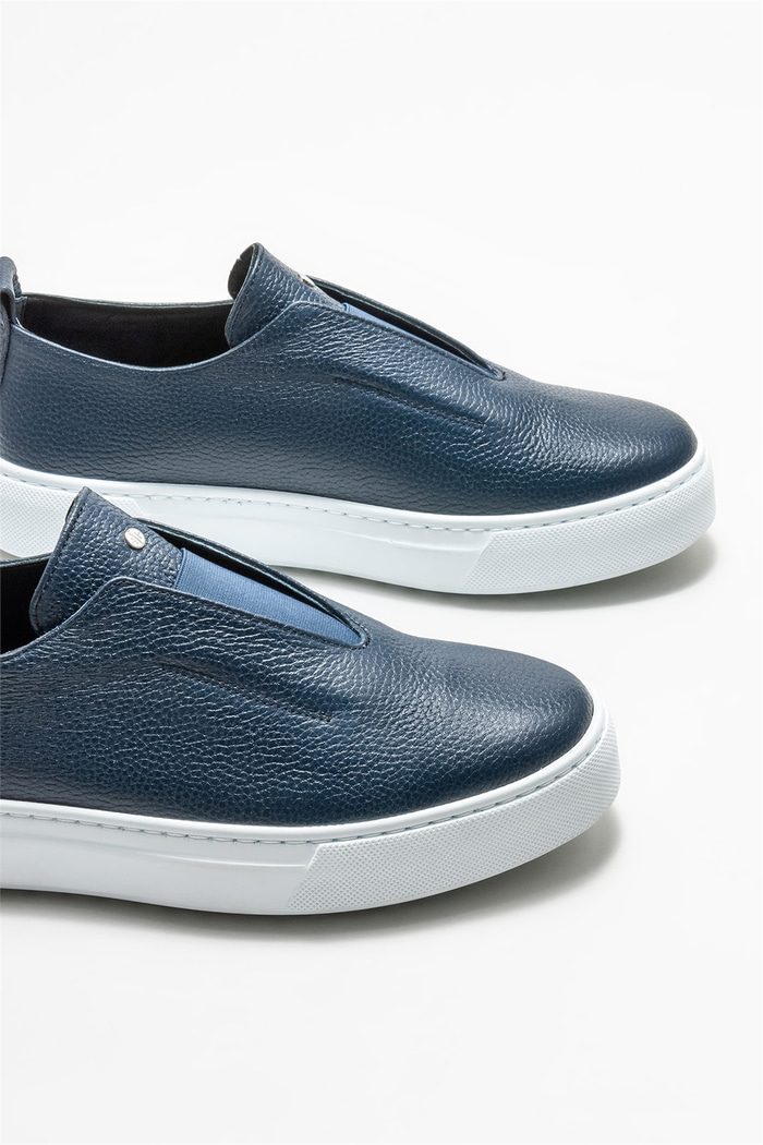 Lacivert Deri Erkek Loafer