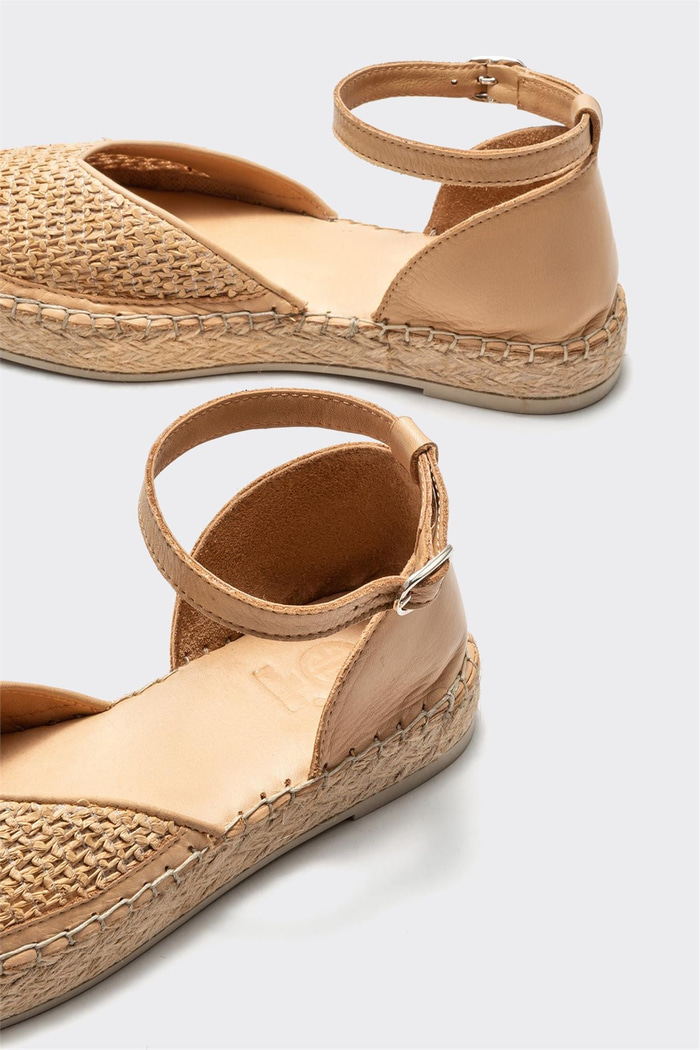 Naturel Deri Kadın Espadril