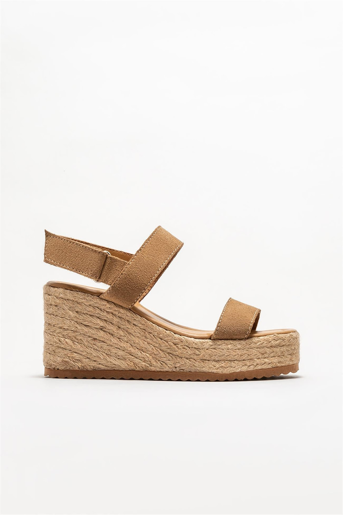 Naturel Deri Kadın Espadril