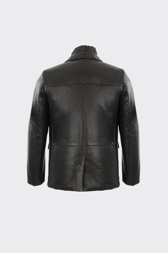 Siyah Deri Erkek Ceket