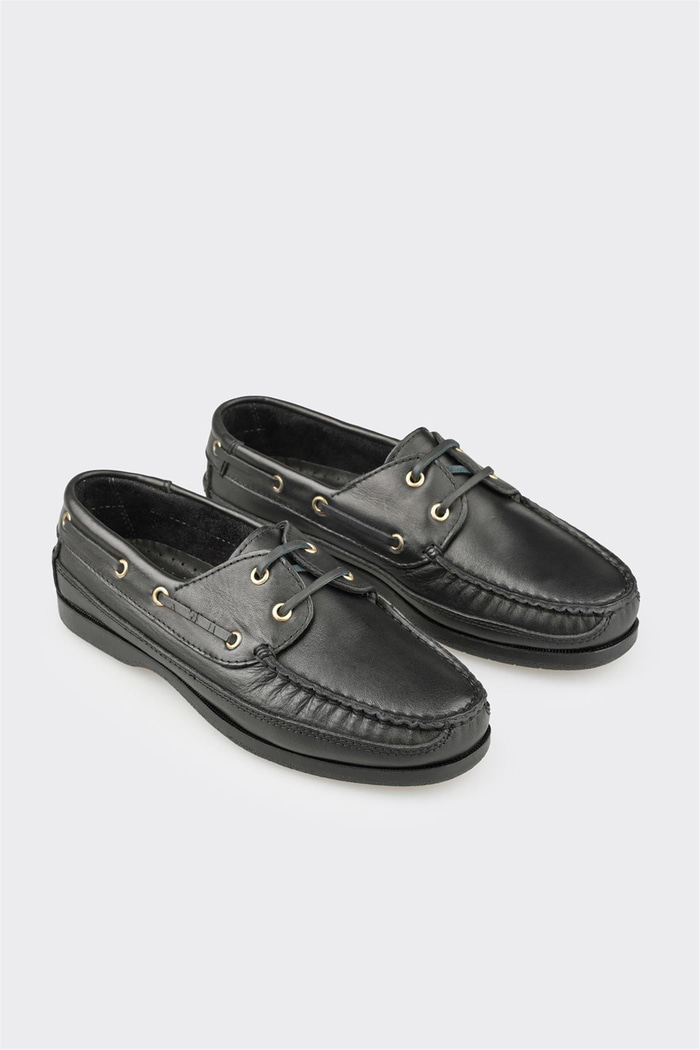 Siyah Deri Erkek Günlük Ayakkabı