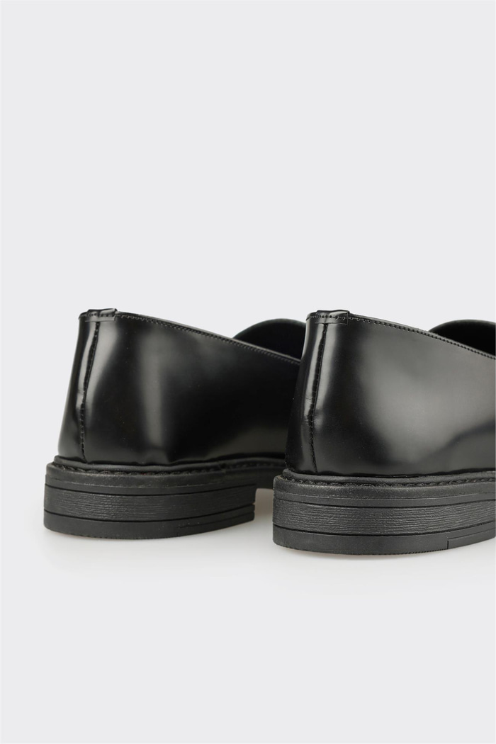 Siyah Deri Kadın Günlük Ayakkabı