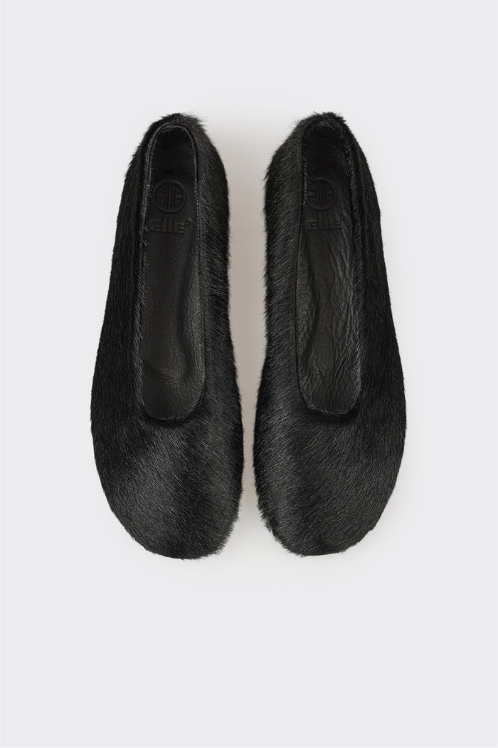 Siyah Deri Kadın Günlük Ayakkabı