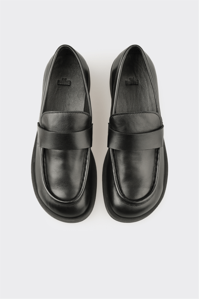 Siyah Kadın Günlük Loafer Ayakkabı