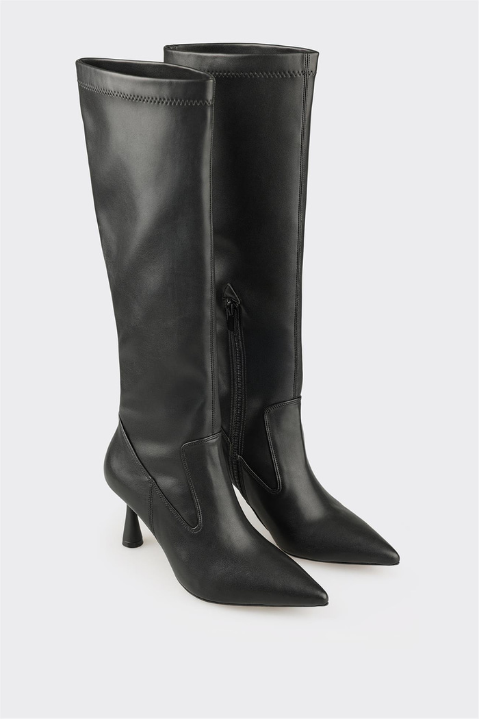 Siyah Kadın Günlük Çizme