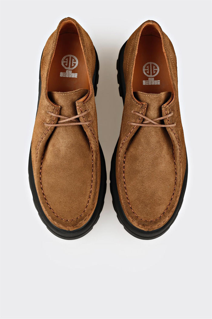 Taba Deri Kadın Günlük Ayakkabı