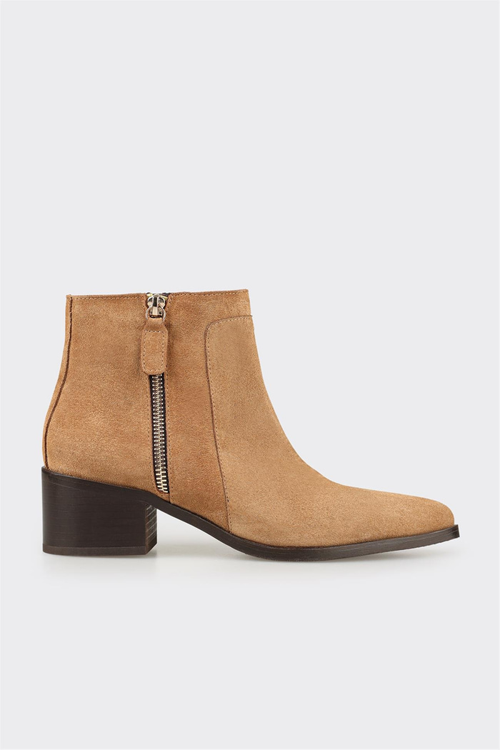 Taba Deri Kadın Klasik Bot