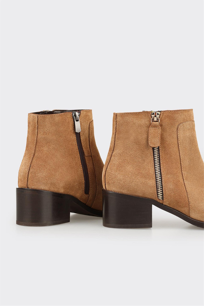 Taba Deri Kadın Klasik Bot