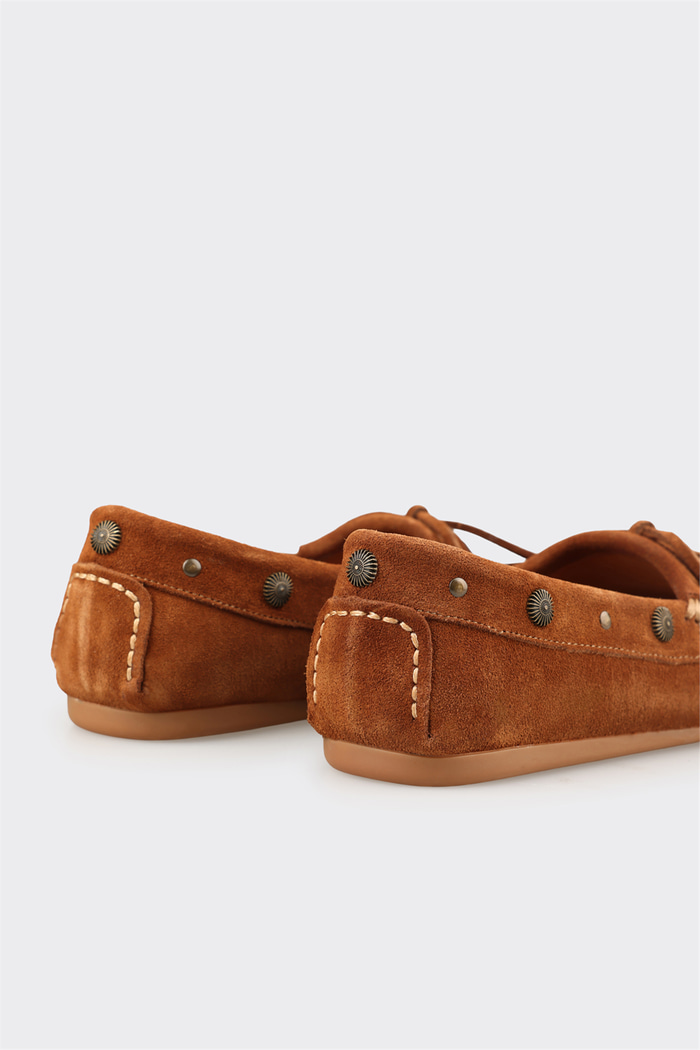 Taba Deri Kadın Günlük Loafer