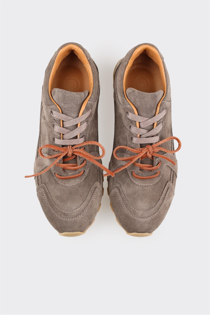 Vizon Deri Kadın Spor Ayakkabı