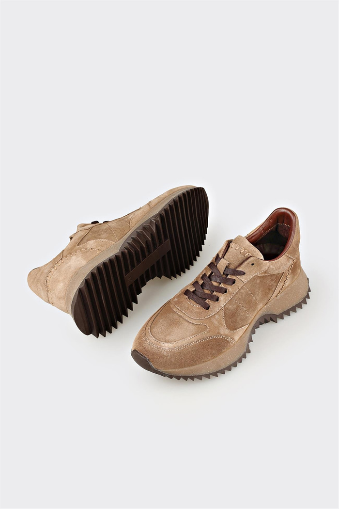 Vizon Deri Kadın Spor Ayakkabı