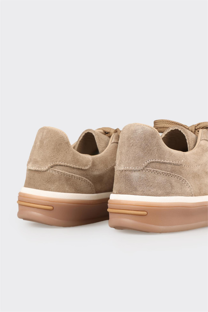 Vizon Deri Kadın Spor Ayakkabı