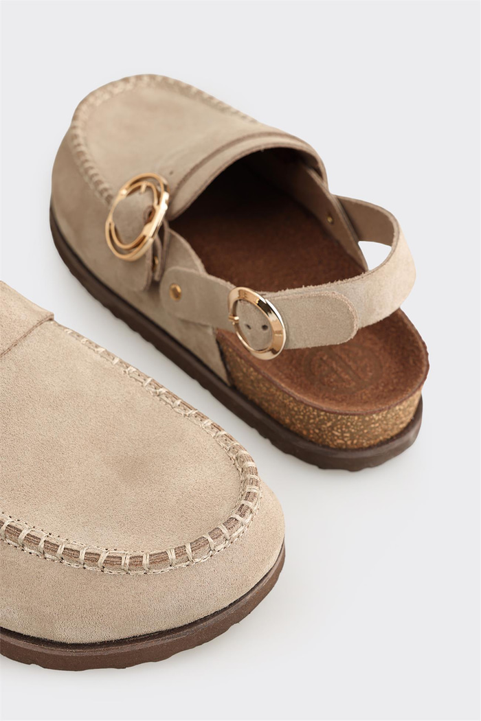 Vizon Deri Kadın Terlik