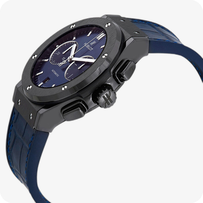 Hublot Classic Fusion Ceramic Blue Chronograph