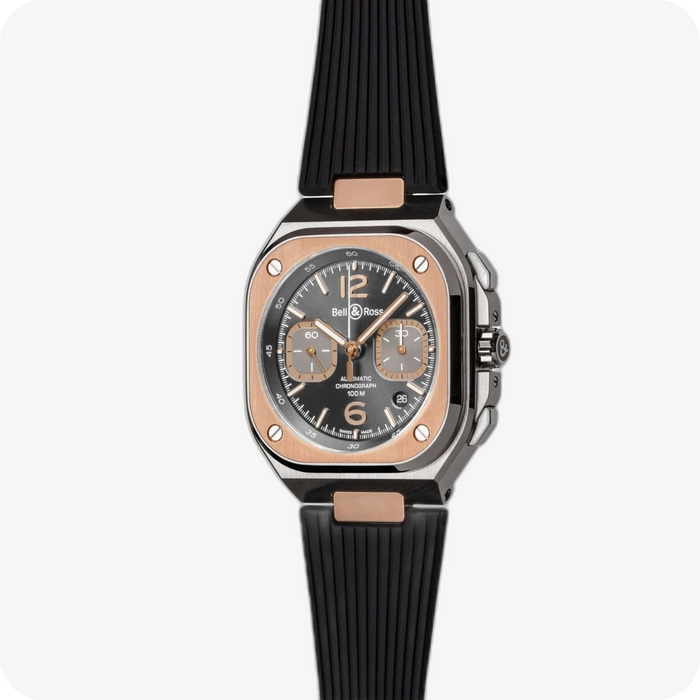 Bell & Ross Urban BR-05 Chrono Grey Steel & Gold