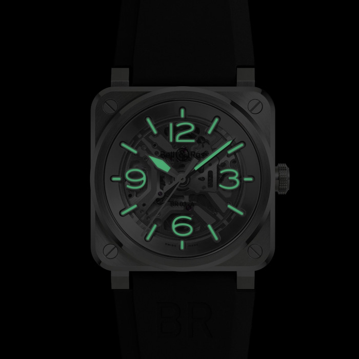 Bell & Ross Instruments BR-03 SKELETON STEEL