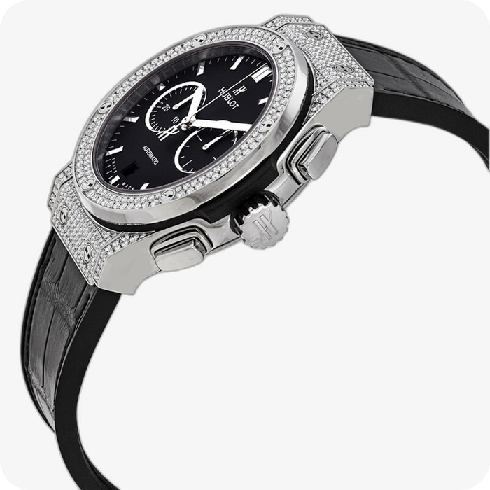 Hublot Classic Fusion Chronograph Titanyum Pavé