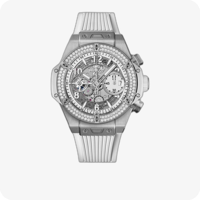Hublot Big Bang Unico Titanium White Diamonds